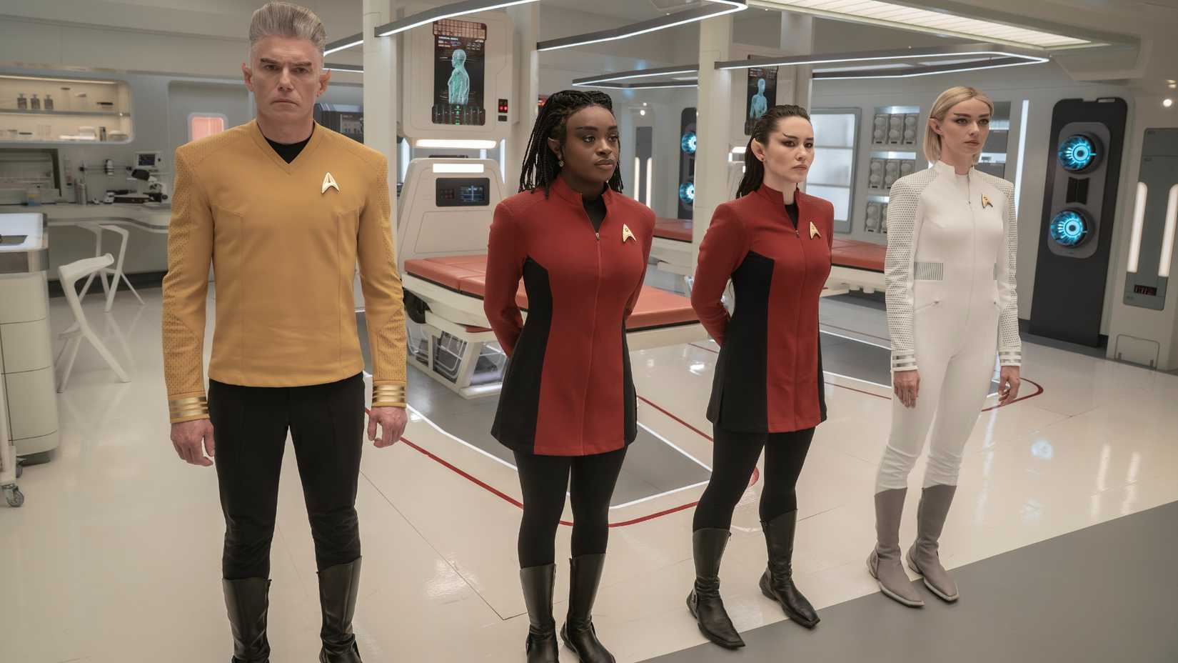 Four Vulcans in Star Trek Strange New Worlds