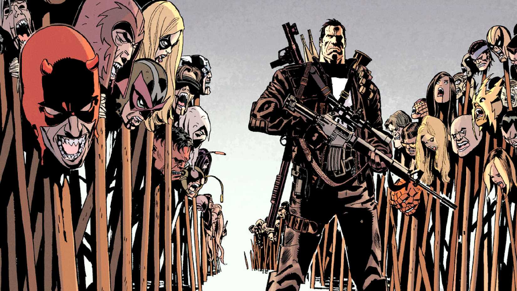 Frank Castle joins beheaded characters in The Punisher Kills the Marvel Universe