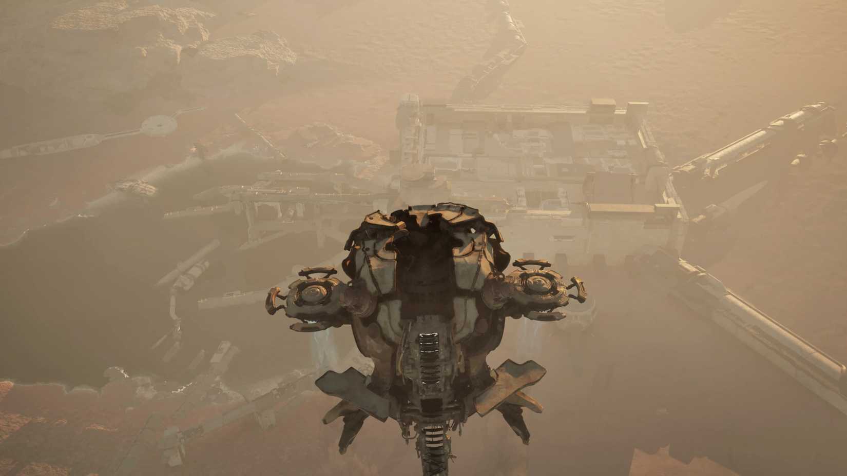Gen Atlas Flight Over Barren Wasteland