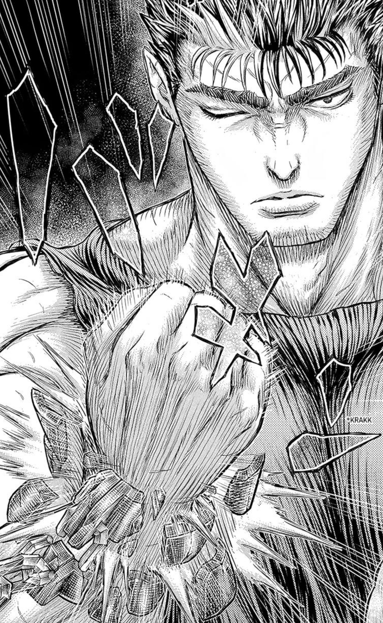 Guts' new strength in Berserk