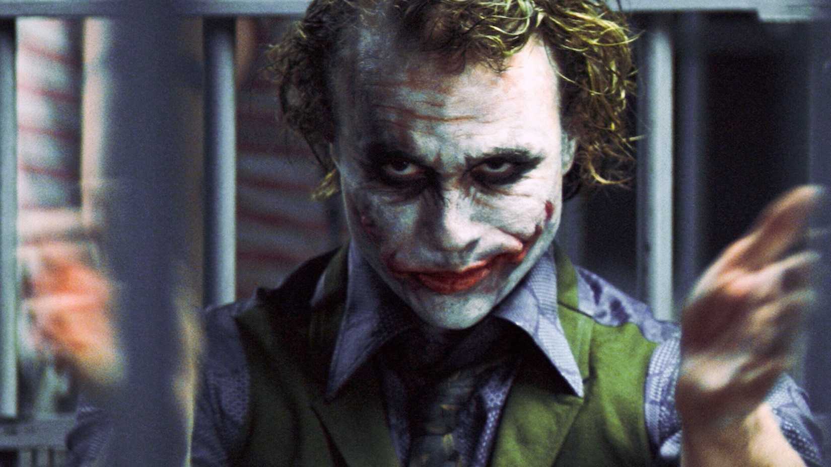 Heath Ledger as The Joker in The Dark Knight
