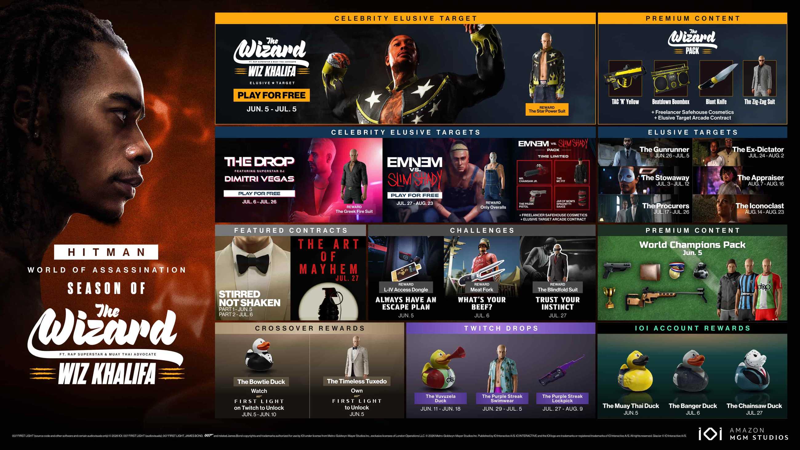 Hitman World of Assassination Season of The Wizard