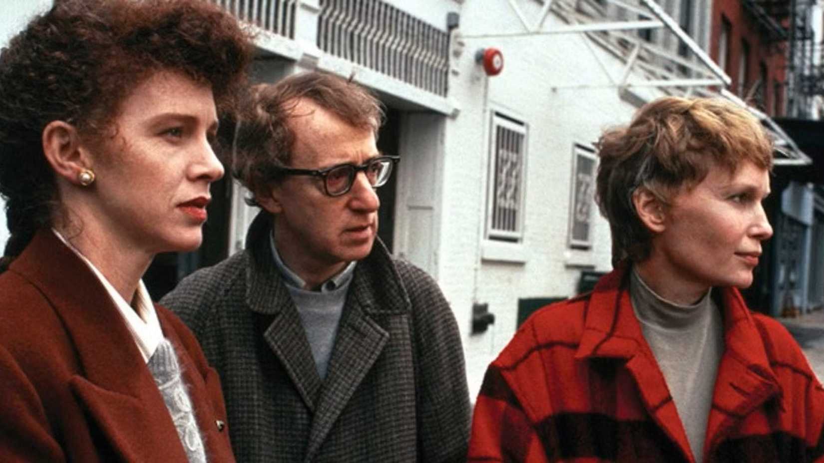 Woody Allen and Mia Farrow in Husbands and Wives