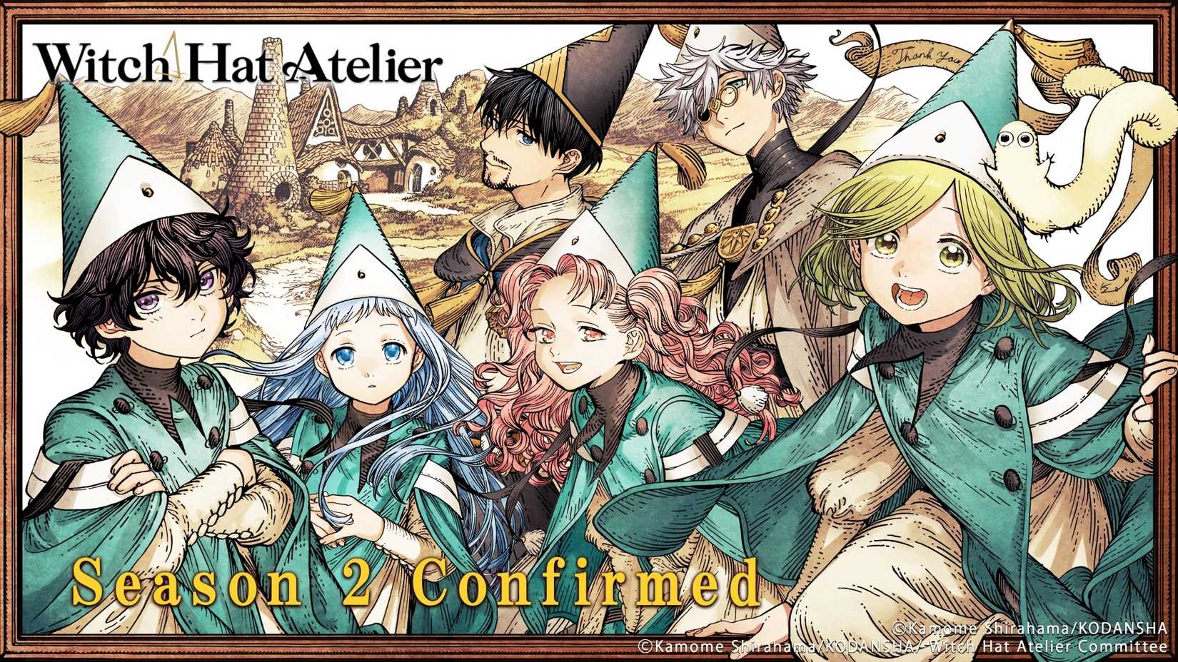 Crunchyroll’s Biggest New Fantasy Anime, Witch Hat Atelier, Officially Confirms Season 2 Return