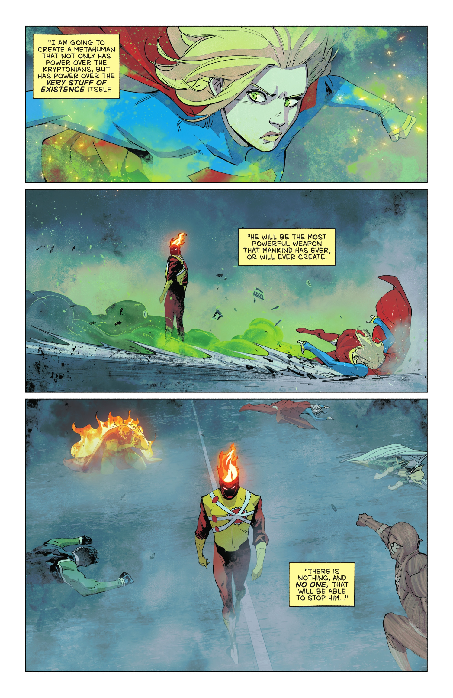 הזעם של סופת האש #3 Supergirl 2