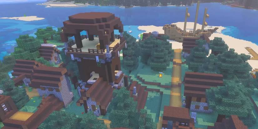 Minecraft Hostile Structure Takeover Early End Portal world seed