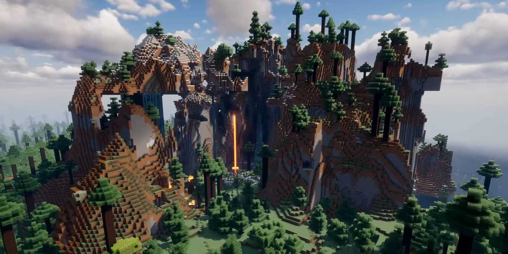 Minecraft Slopes of the Forest Kings Nintendo Switch world seed