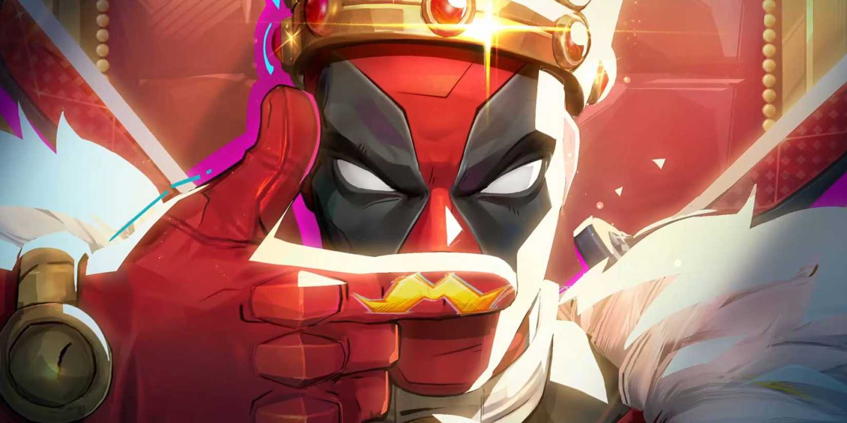 Marvel Rivals King Deadpool skin MVP animation screen