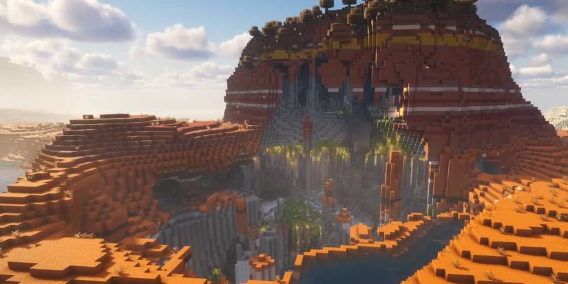 Minecraft Mystic Badlands Cavern Cave world seed