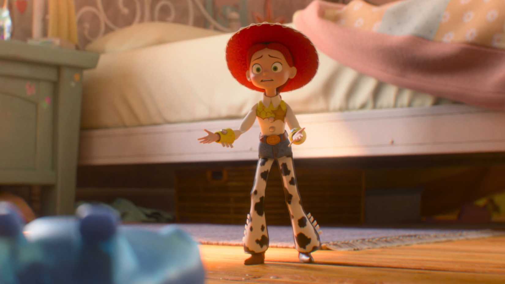 Jessie In Blaze's Room in Toy Story 5