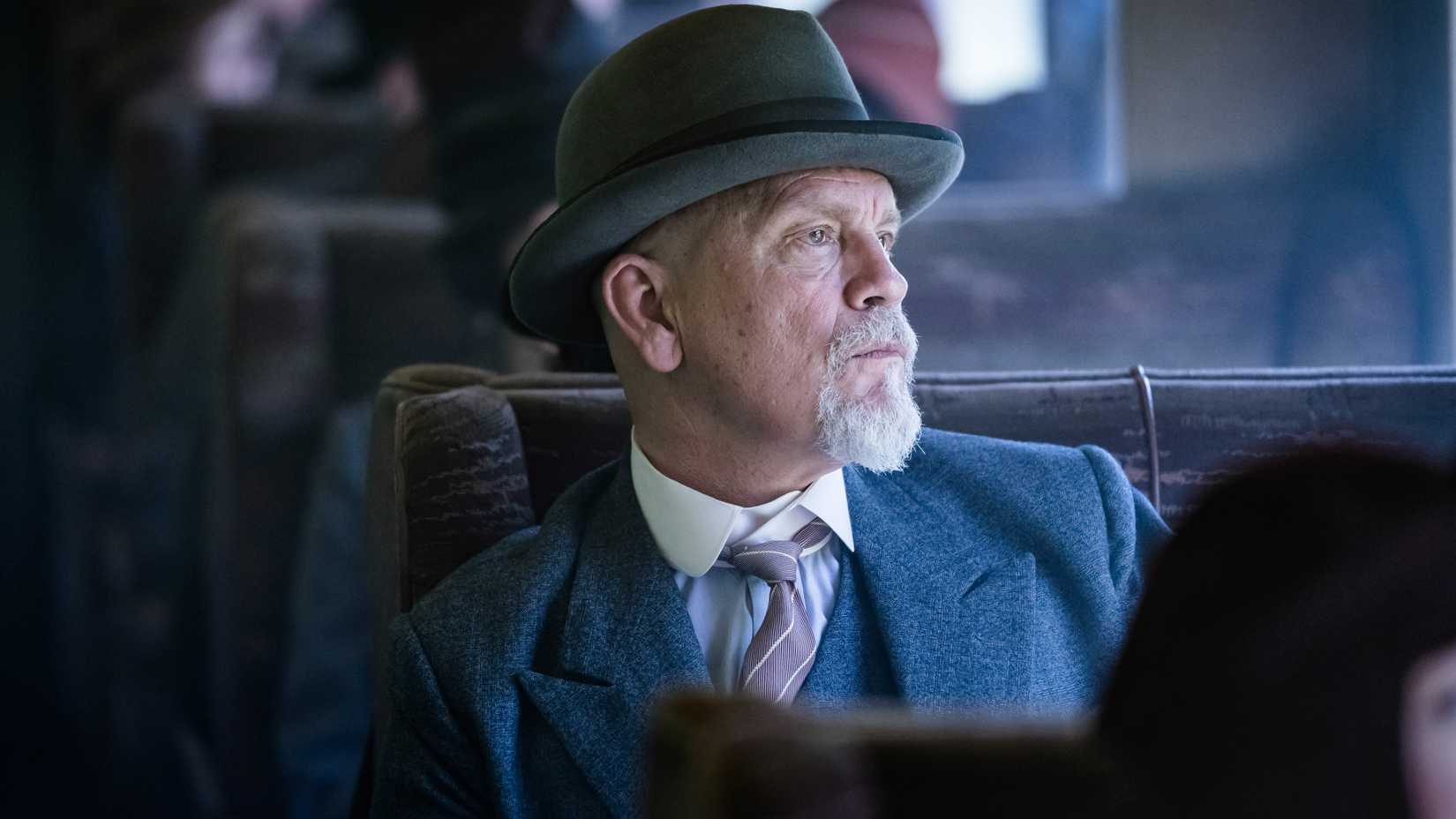 John Malkovich as Hercule Poirot in The ABC Murders