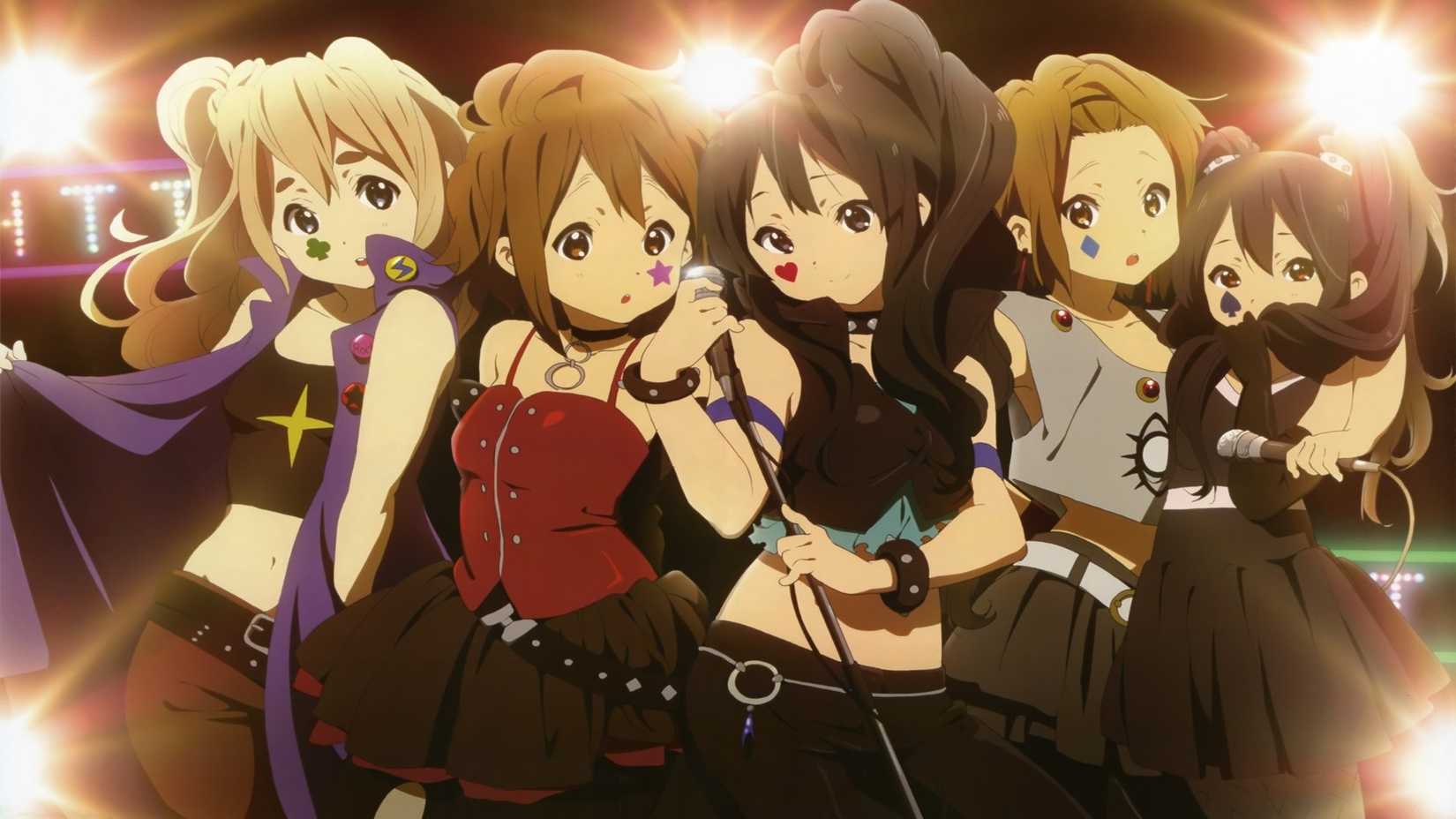 The main cast of K-On!