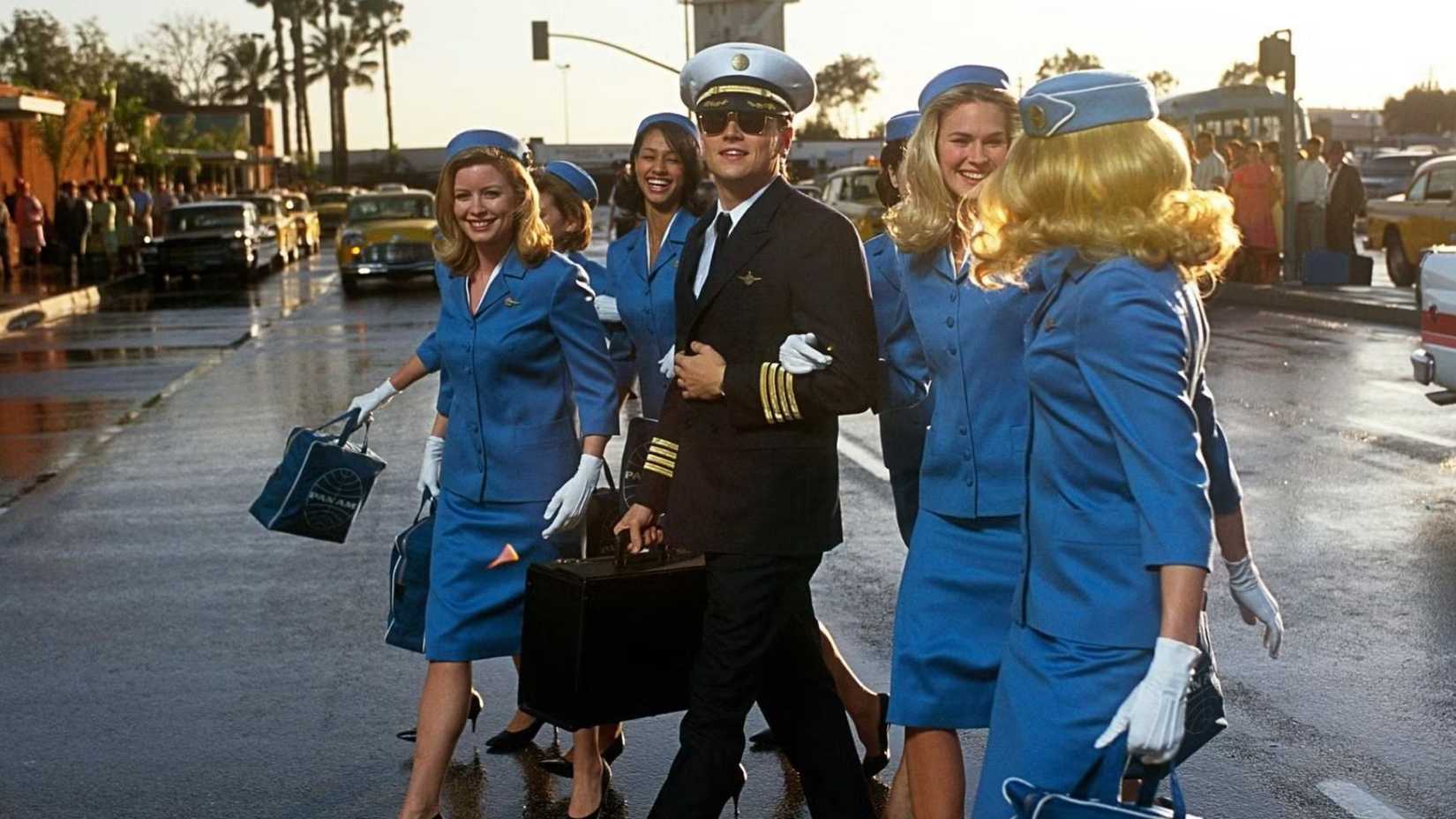 Leonardo DiCaprio as Frank Abagnale Jr in Catch Me If You Can