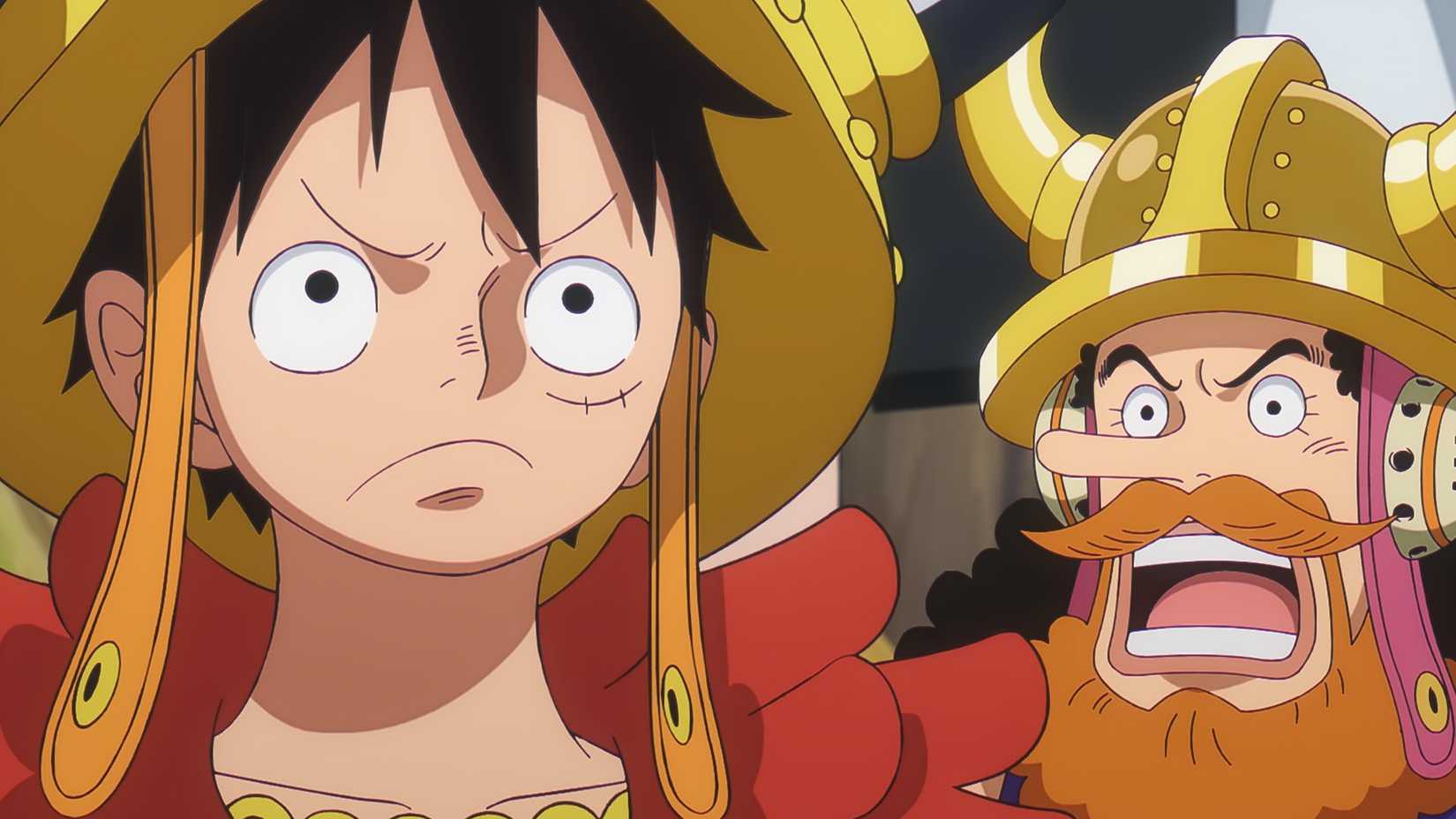 Luffy and Usopp in One Piece