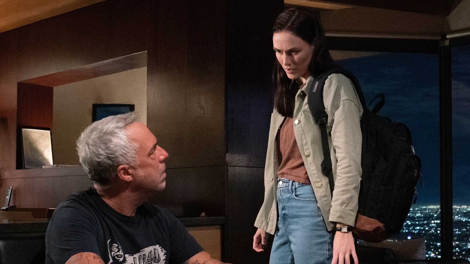 Madison Lintz and Titus Welliver's Bosch in Bosch Legacy season 3