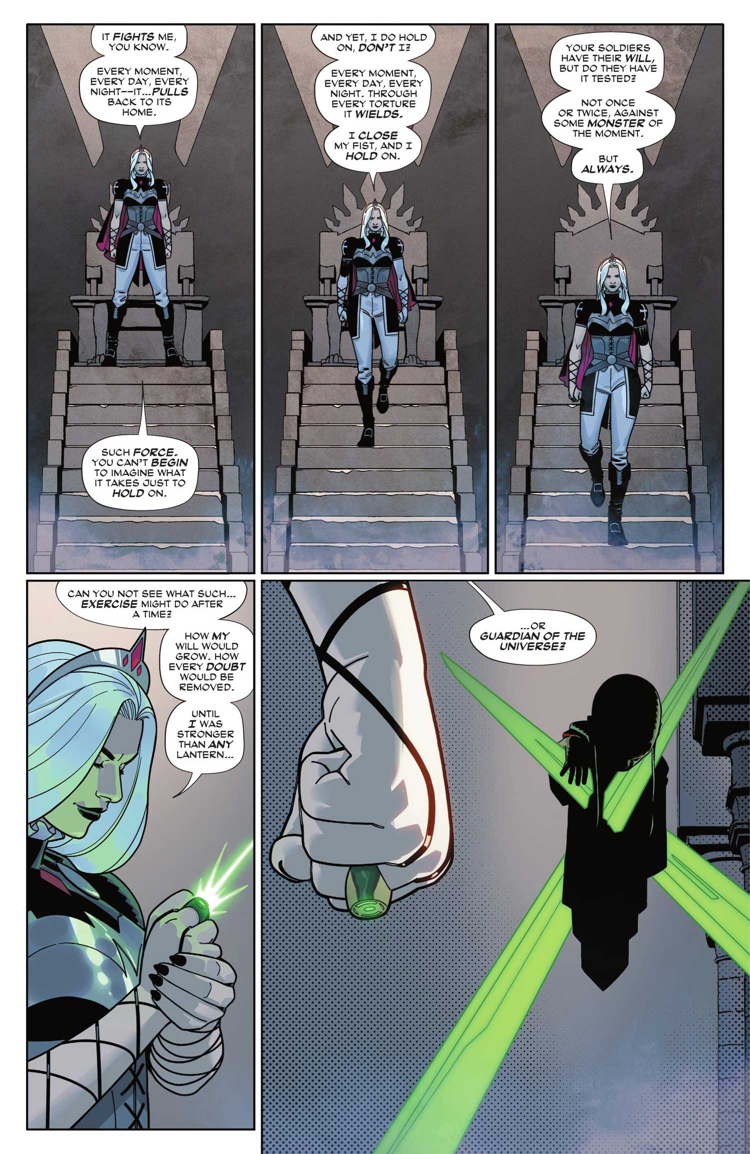 Matriarch kills a Guardian of the Universe in Wonder Woman #34