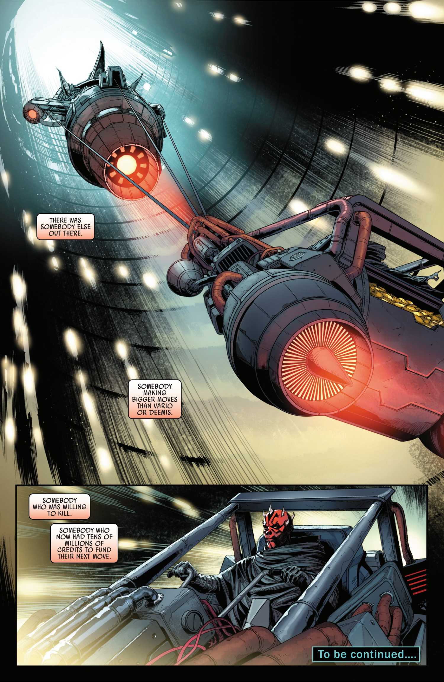 Maul Piloting Podracer in Shadow of Maul #4