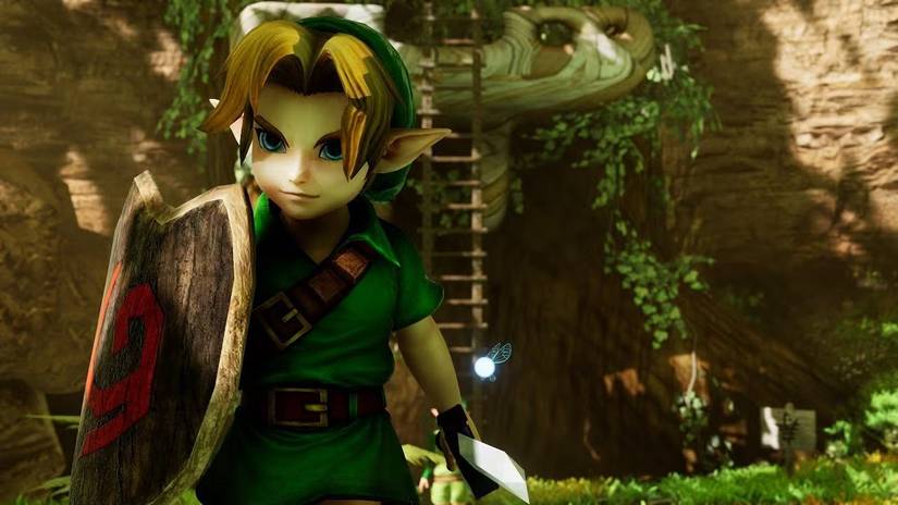 Image shows CryZENx's Ocarina of Time remake