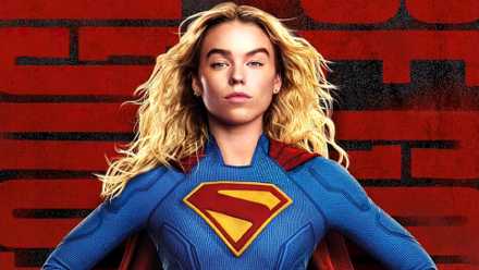 Milly Alcock's Kara Zor El poses for a DCU Supergirl movie poster