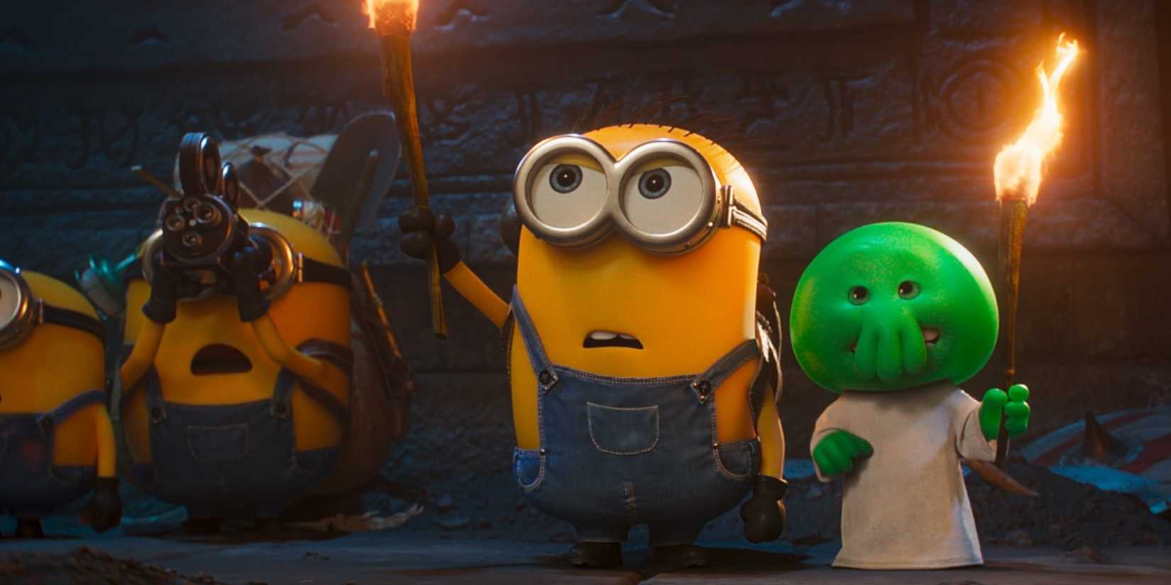 The Minions with Goomi in Minions & Monsters.