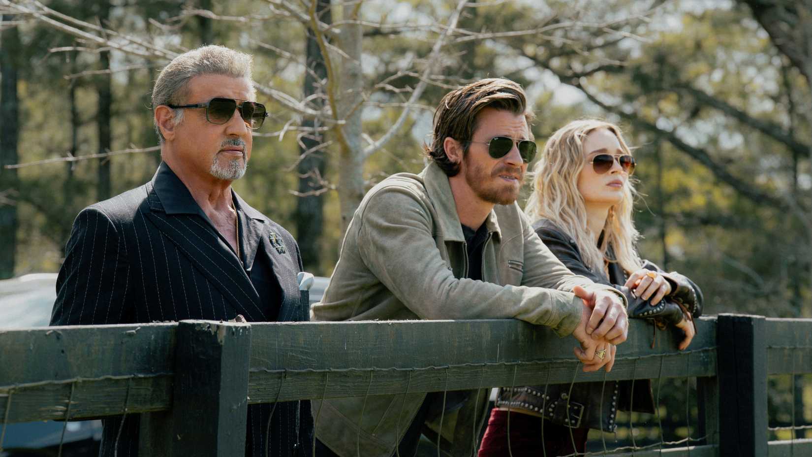 Mitch, Dwight, and Cleo in season 3 of Tulsa King