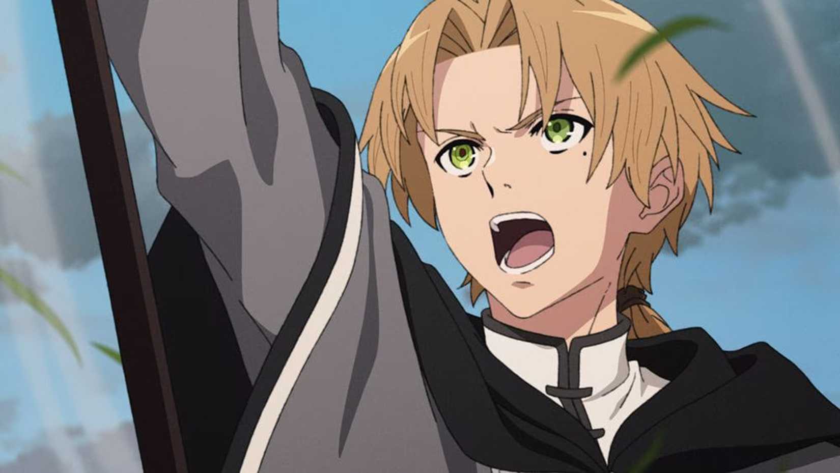 Rudeus casting spell in Mushoku Tensei: Jobless Reincarnation Season 3 new look.