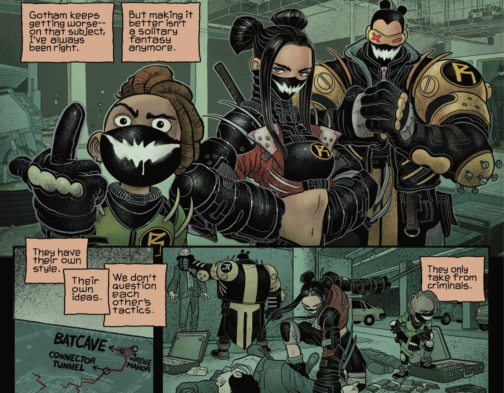 new robins introduced in batman gargoyle of gotham
