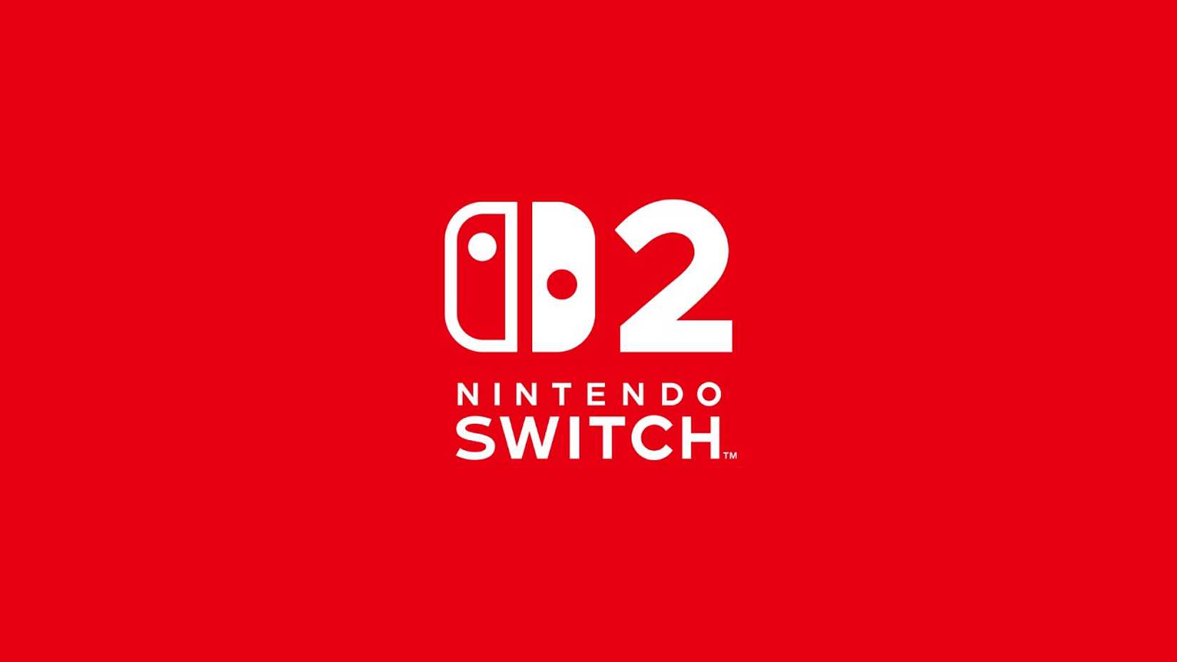 The Nintendo Switch 2 logo against a red background.
