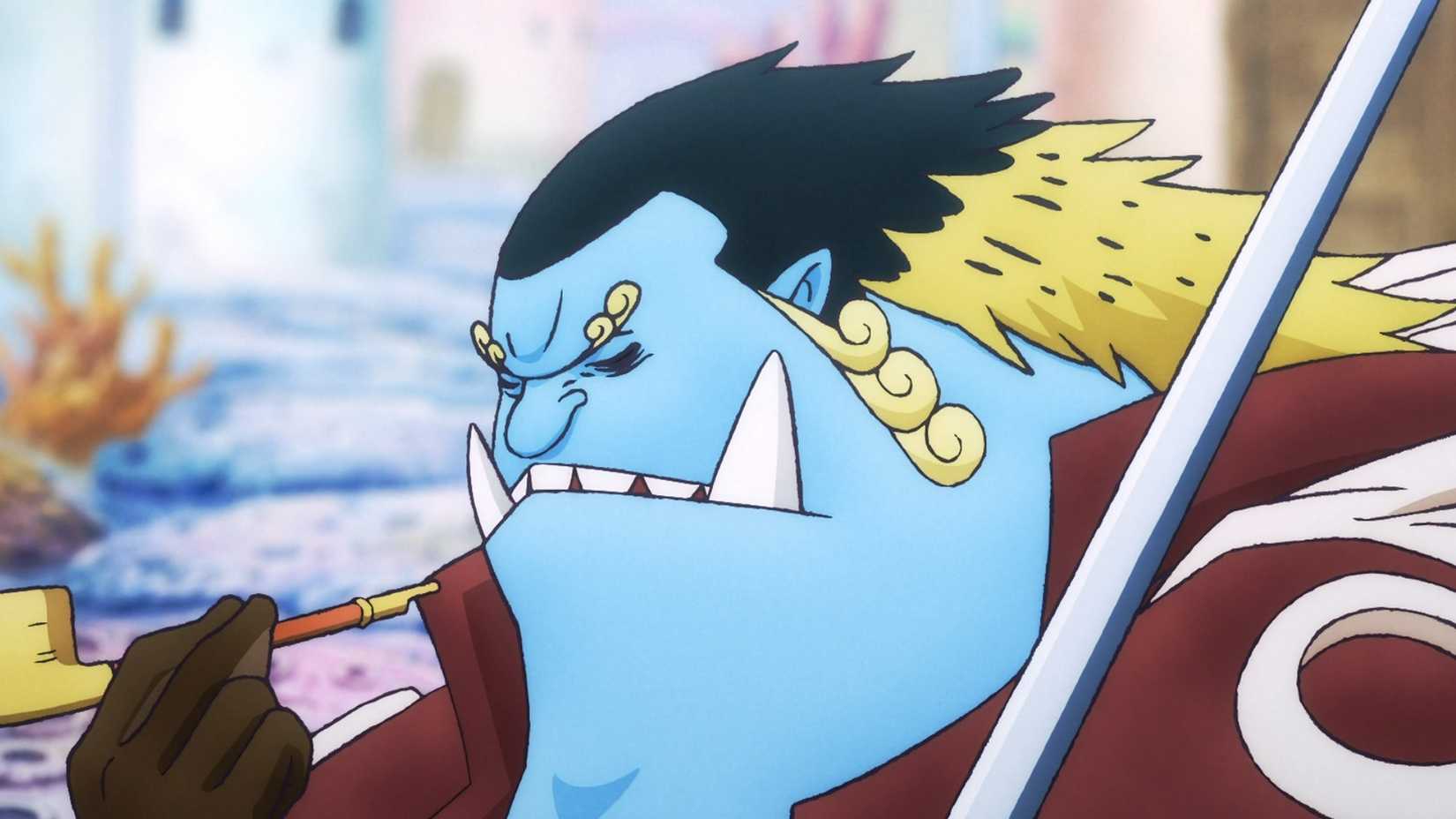 Jimbei in a flashback