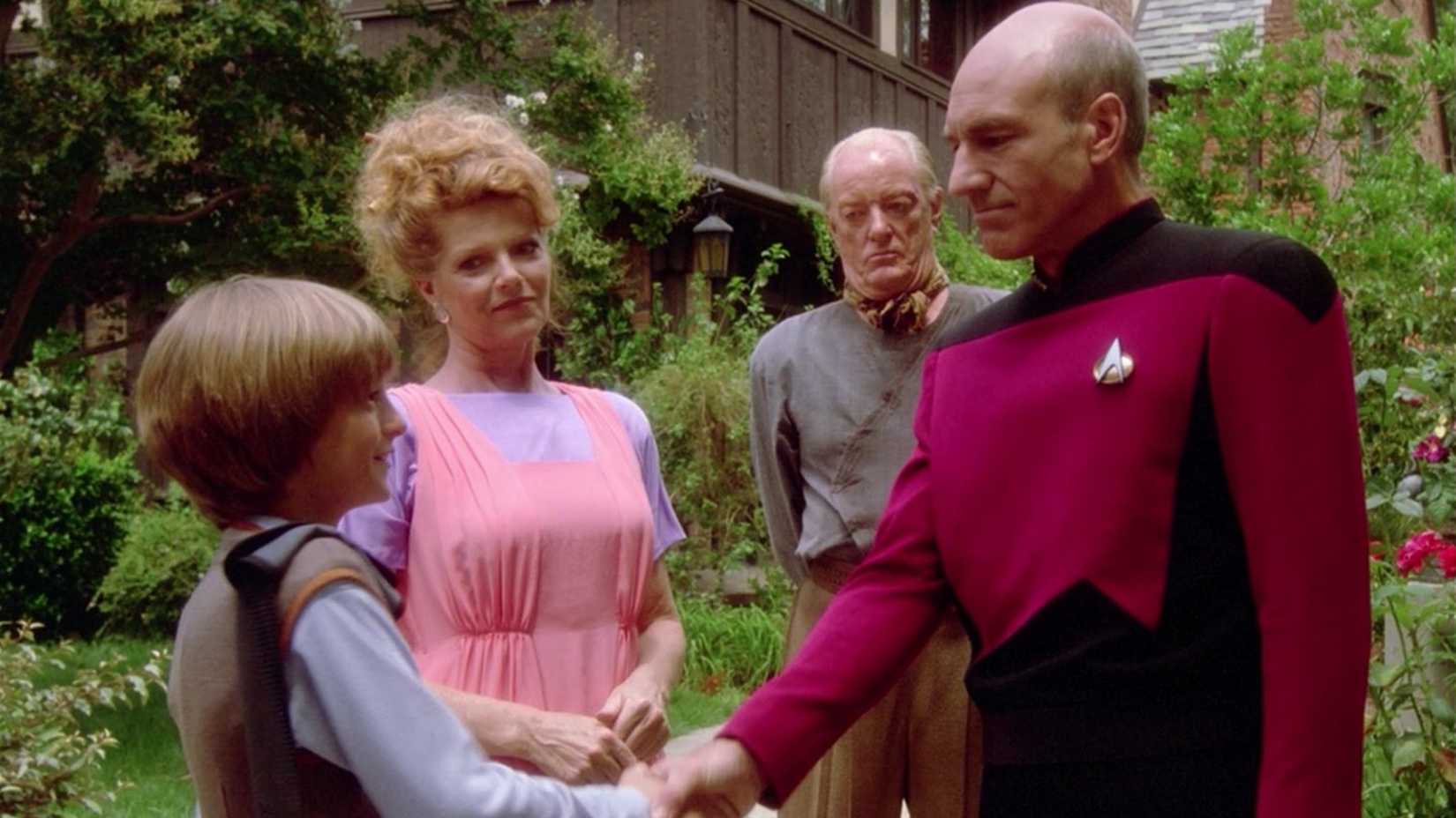 Picard and his family