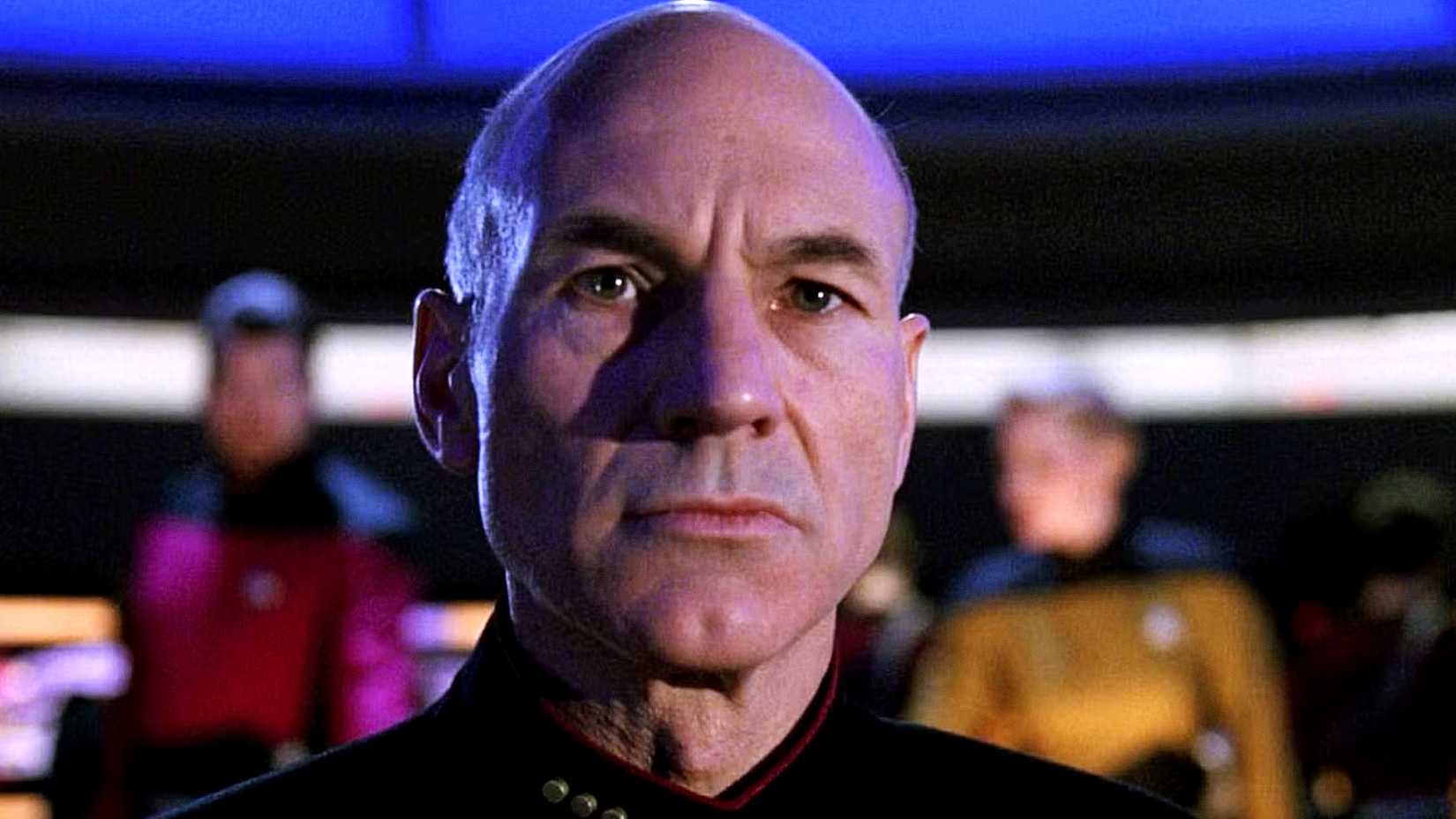 Picard in Star Trek The Next Generation episode Peak Performance