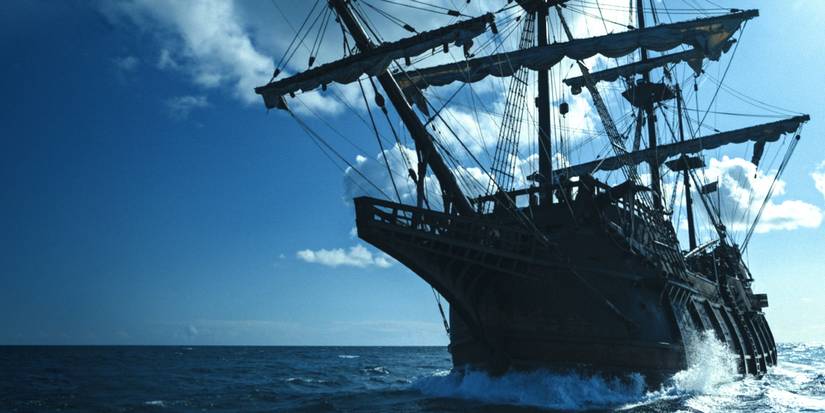 Pirates Behind the Legends shows a ship in the water