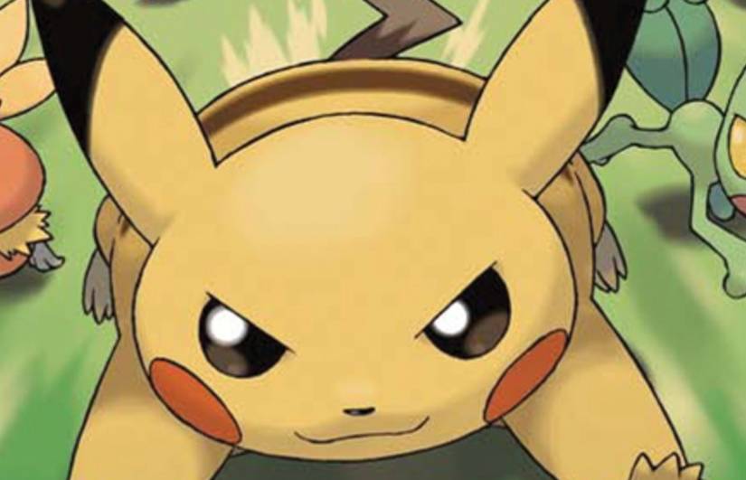 אמנות קופסת Pokemon Dash חתוכה קרוב על פניו של פיקאצ'ו
