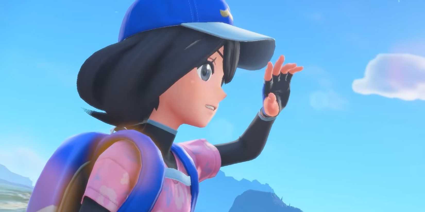 Pokemon Winds and Waves female character looking out in the distance