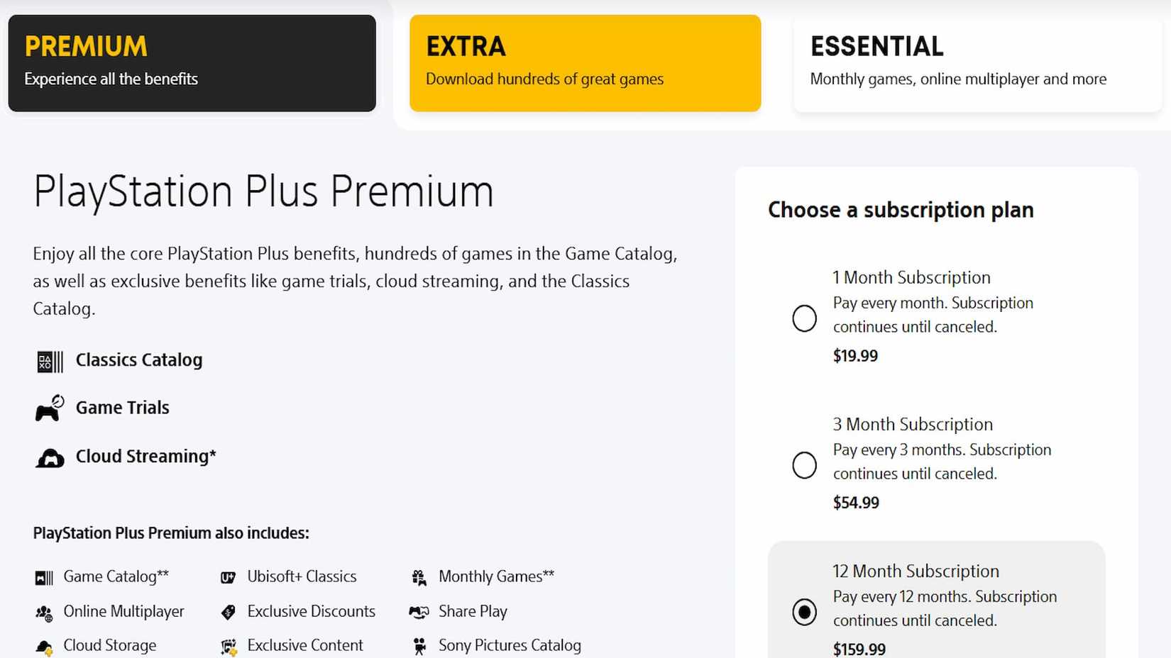 PS Plus subscription tiers (1)