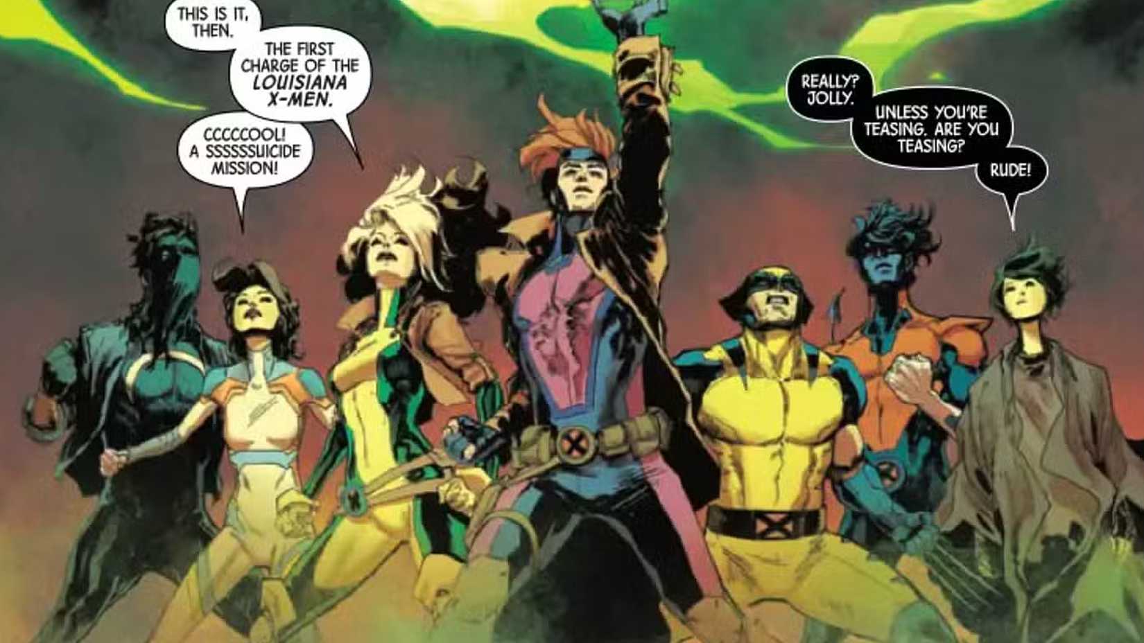 rogue calls her team the louisiana x-men