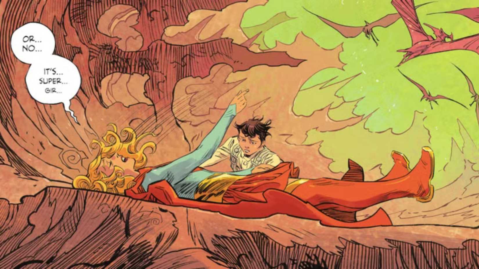 Ruthye and Kara on Barenton in Woman of Tomorrow Comic