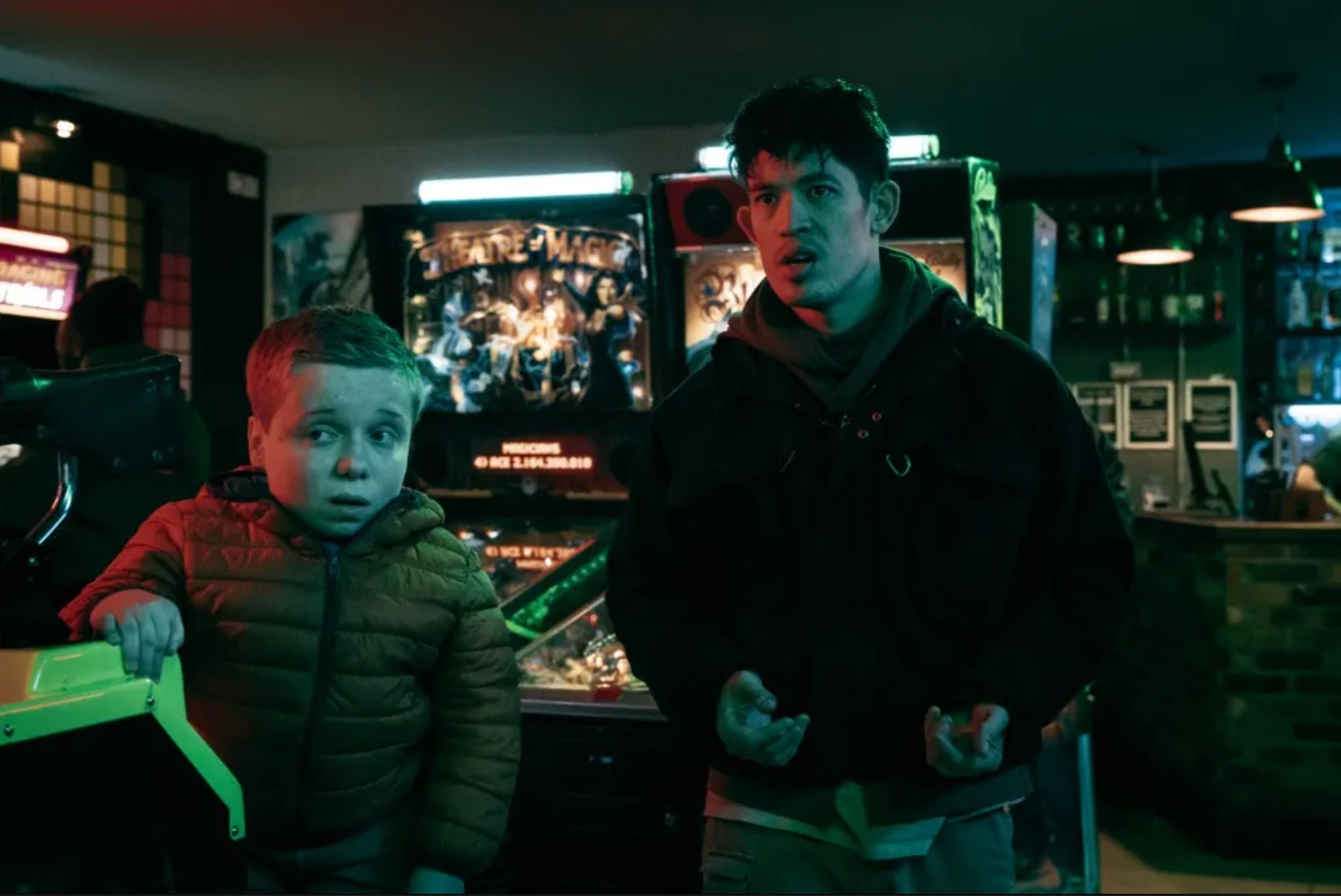 Lenny Rush and Christopher Chung in Slow Horses season 6