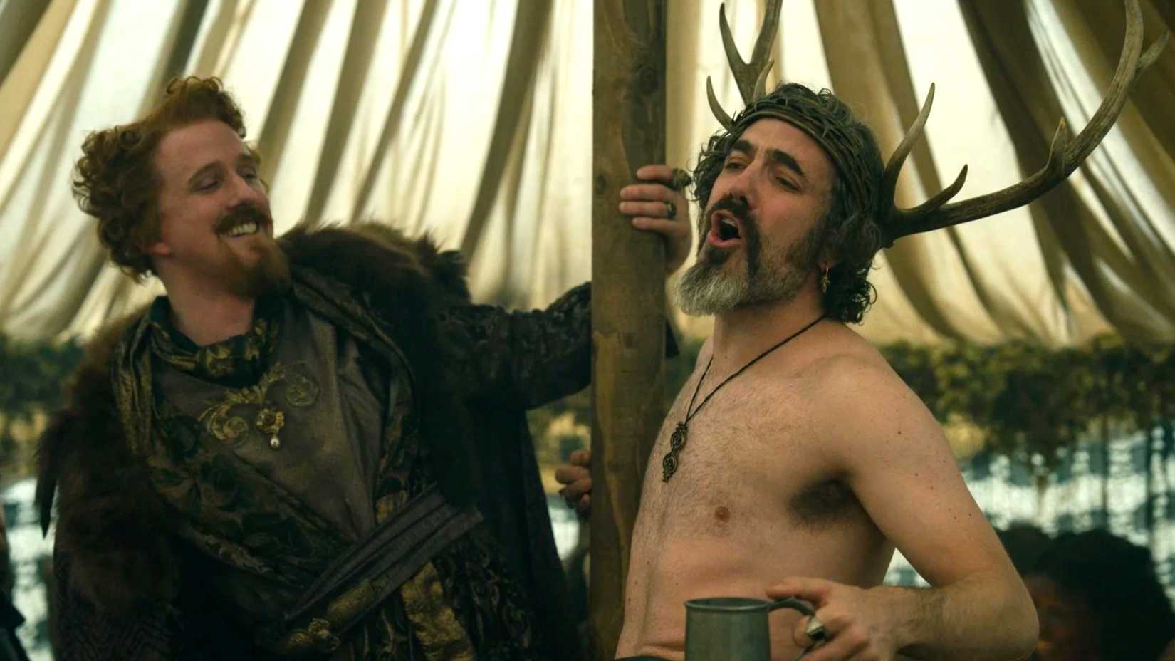 Ser Lyonel dances in a tent from A Knight of the Seven Kingdoms