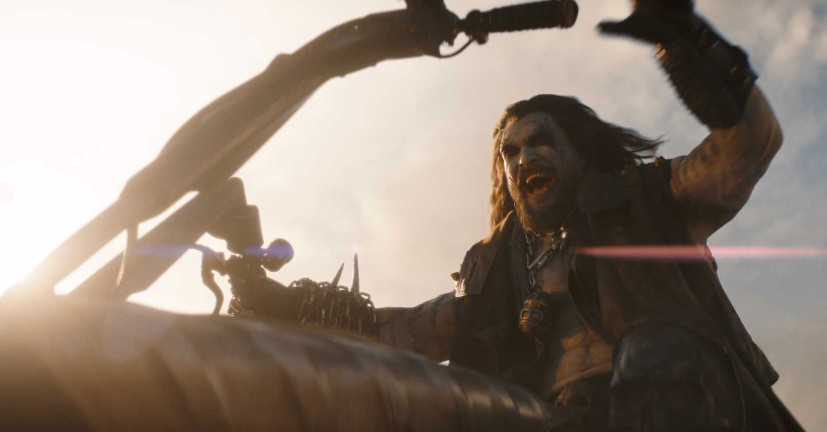 Lobo Riding Spacehog in DCU Supergirl