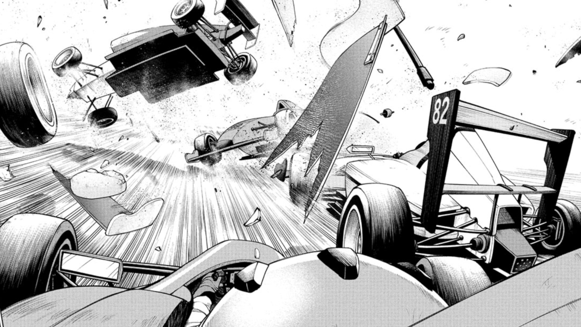 Hal Formula manga sees a car crash