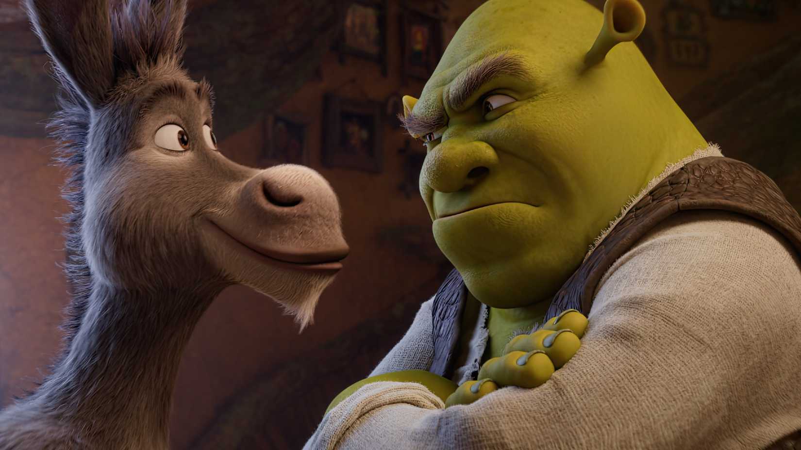 Shrek annoyed with Donkey in Shrek 5