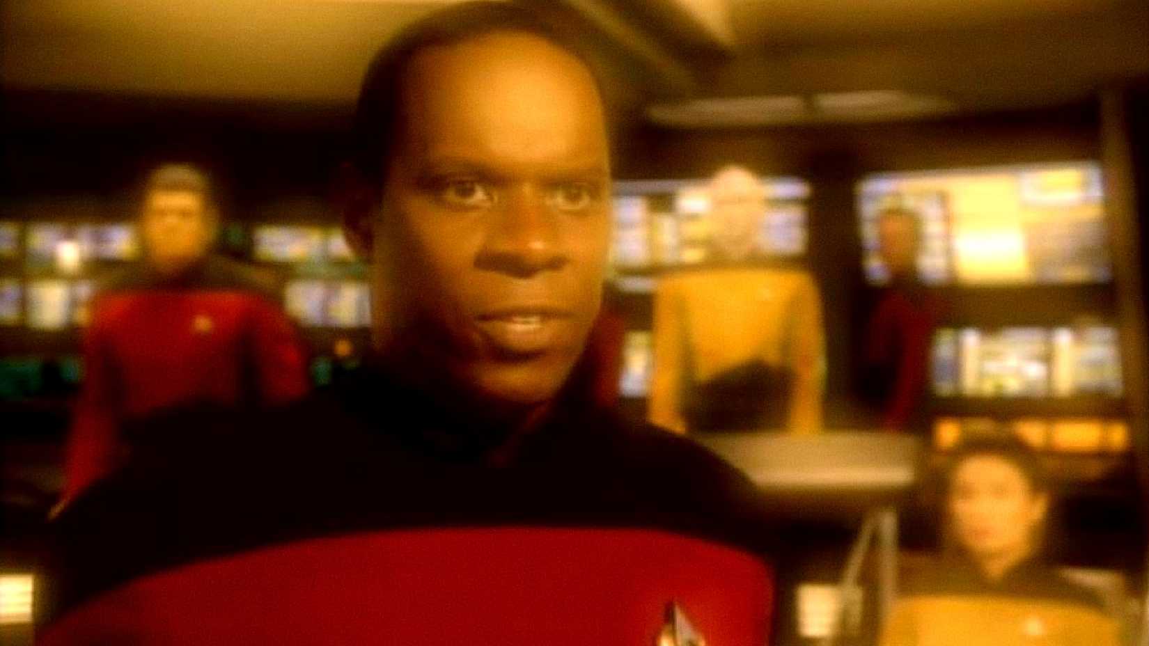 Sisko speaks in Star Trek Deep Space Nine episode Emissary