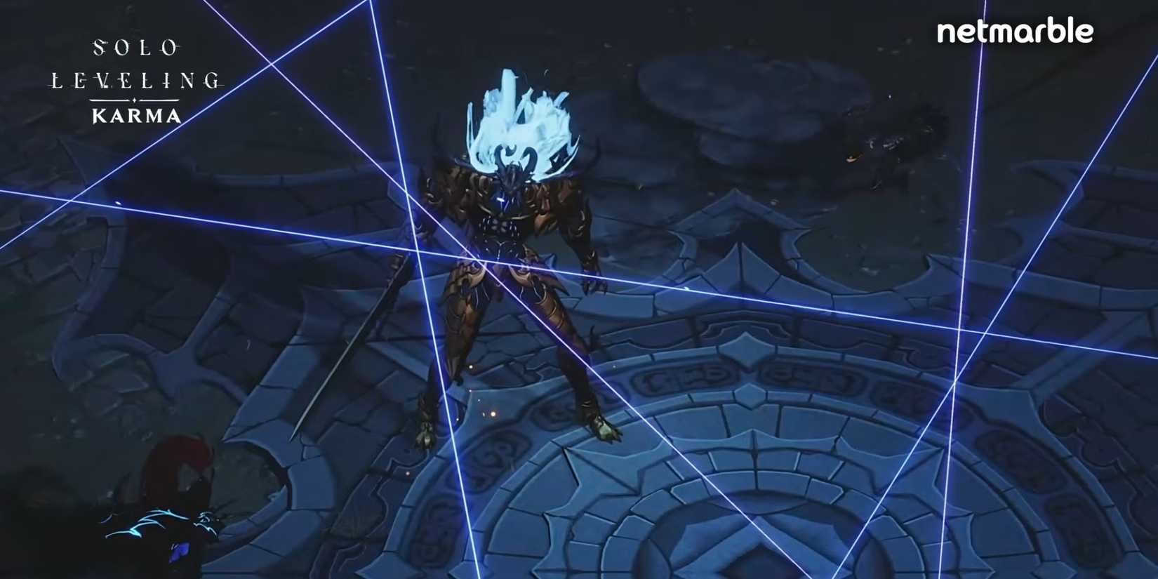 Igris fights against Baran in Solo Leveling Karma.