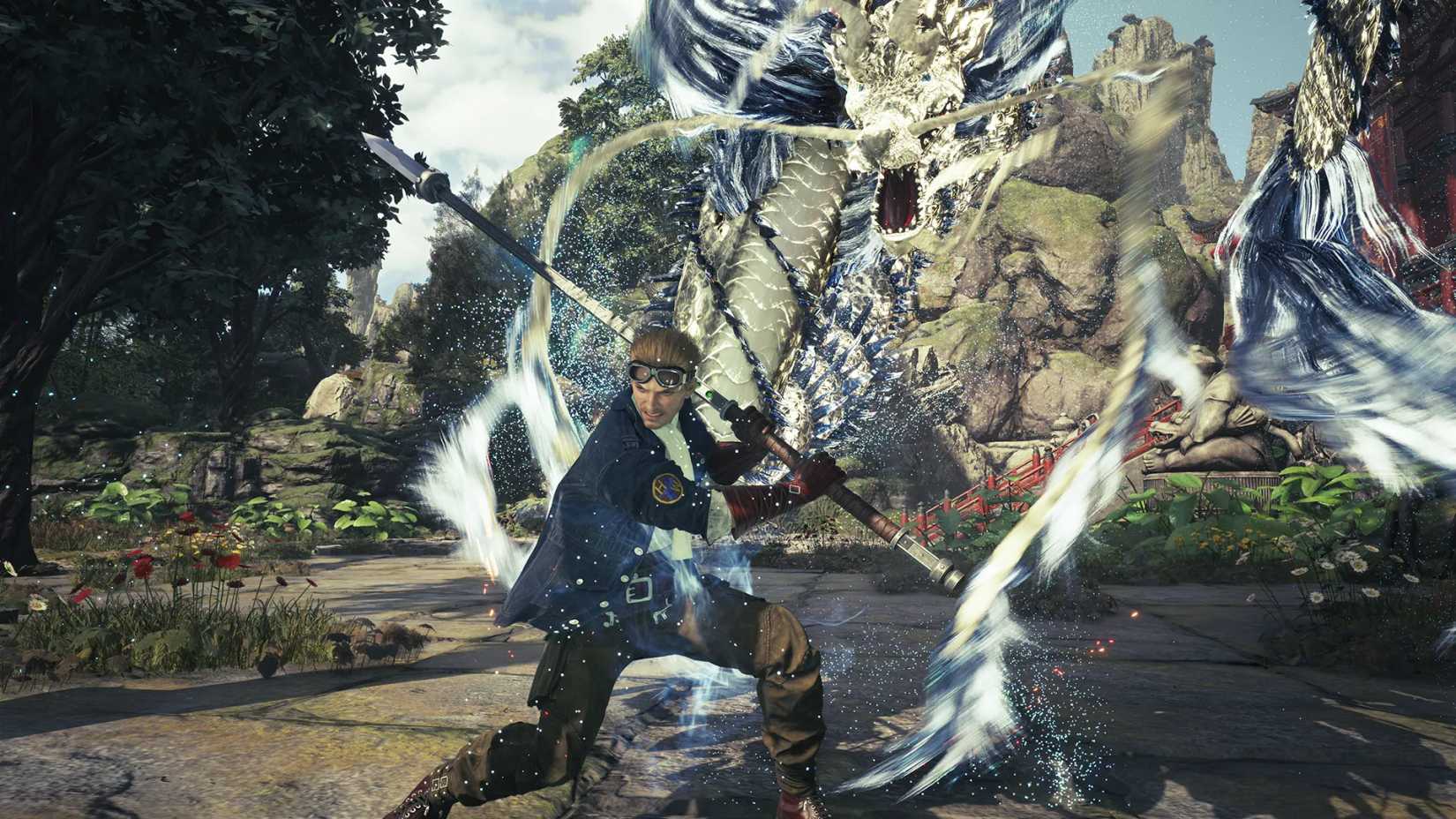 Final Fantasy 7 Revelation Cid attacking by summoning a leviathan