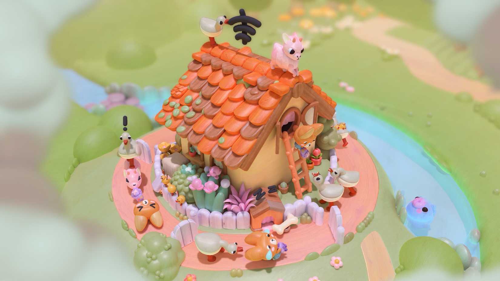 Image shows gameplay from Woodo