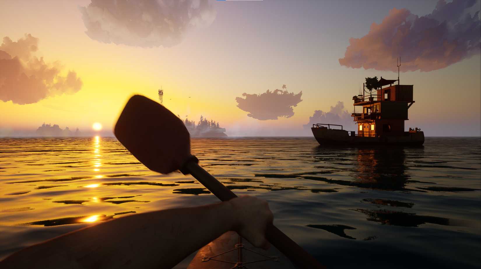 Image shows gameplay from Last Harbor