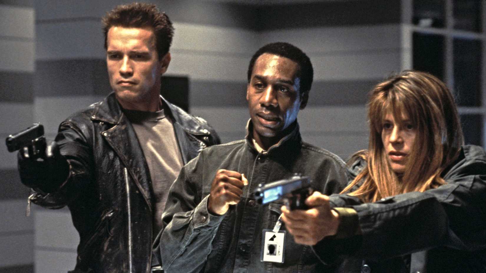 Terminator 2's T-800, Miles Bennett Dyson, Sarah Connor