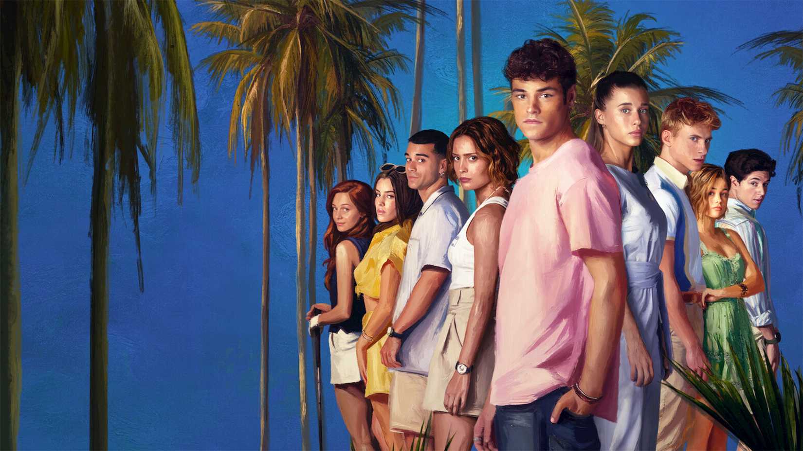 The cast of Oasis in a promotional photo