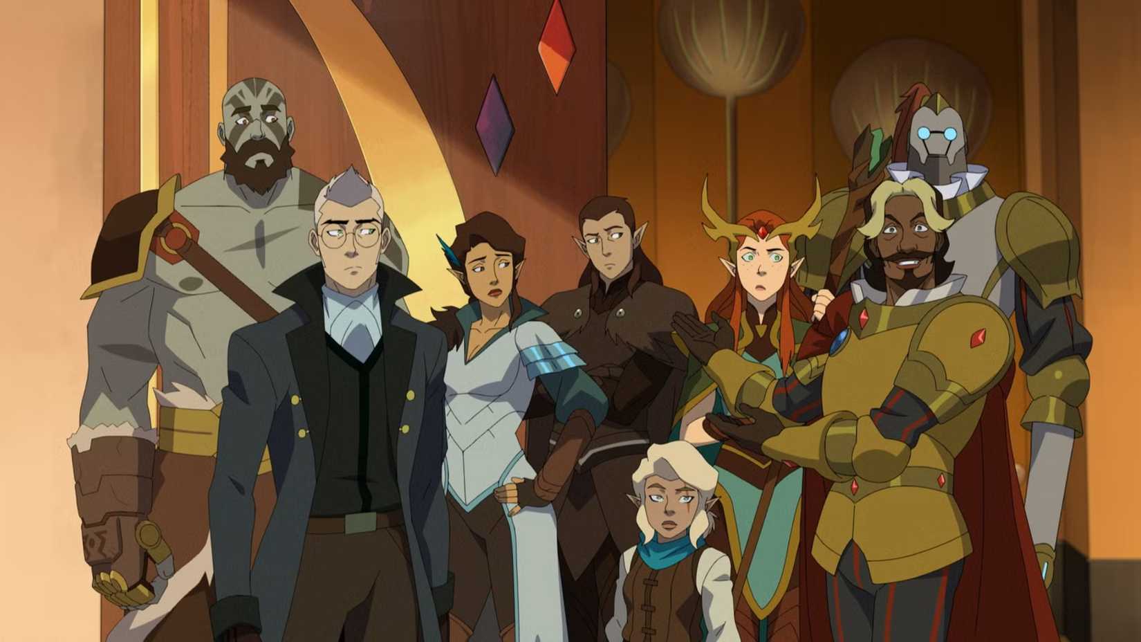The central team in The Legend of Vox Machina season 4